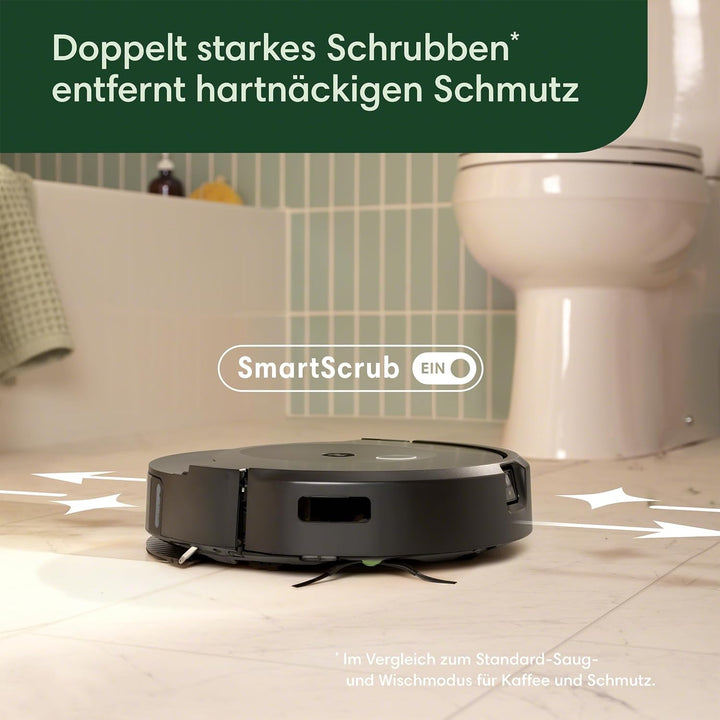 iRobot Roomba Combo 10 Max – Saugroboter 2-in-1 mit Station – Selbstentleerung/Befüllen und Reinigun