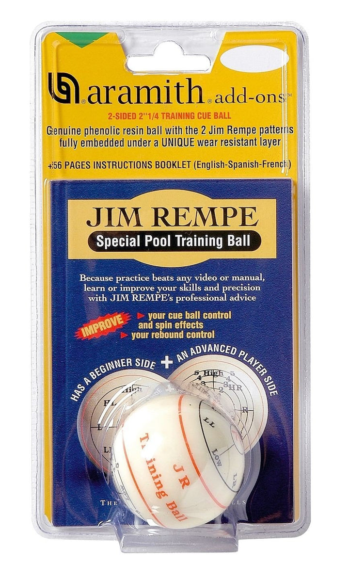 Aramith Trainingsspiel mit Trainingskugel 57,2mm von Jim Rempe