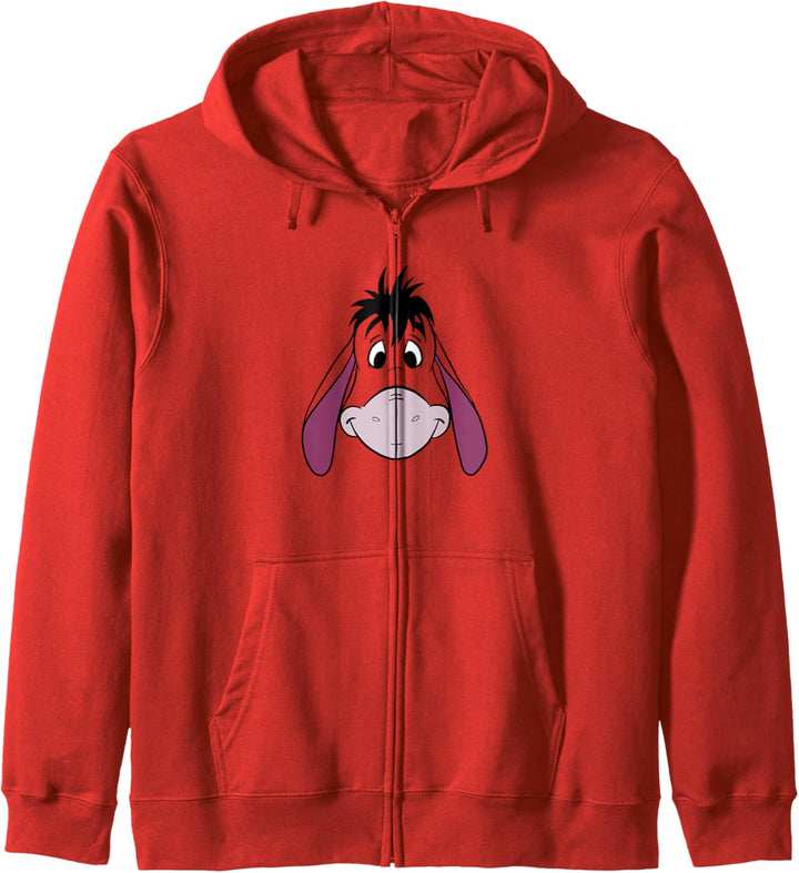 Disney Winnie The Pooh Eeyore Big Face Transparent Kapuzenjacke