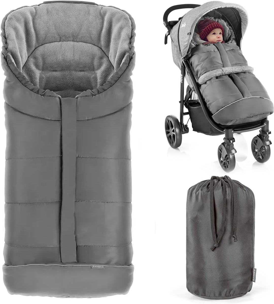 Zamboo Fusssack für Joie Buggy Sportwagen (passend für Litetrax, Mytrax, Chrome) - Winterfusssack fü