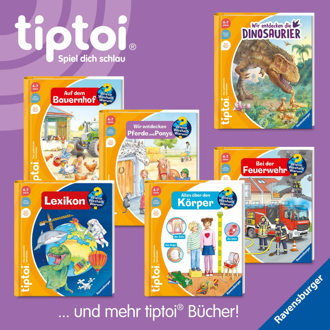 tiptoi® Wir entdecken die Dinosaurier, Dinosaurier-Buch ab 4 Jahre, Spiralbindung