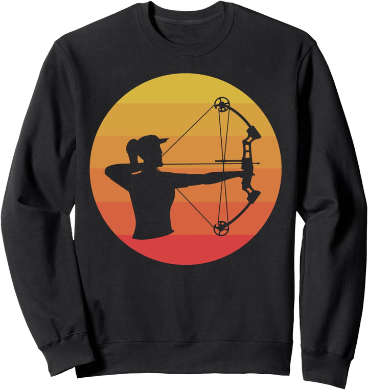 Bogensport Bogensportler Bogen Compoundbogen Bogenschiessen Sweatshirt
