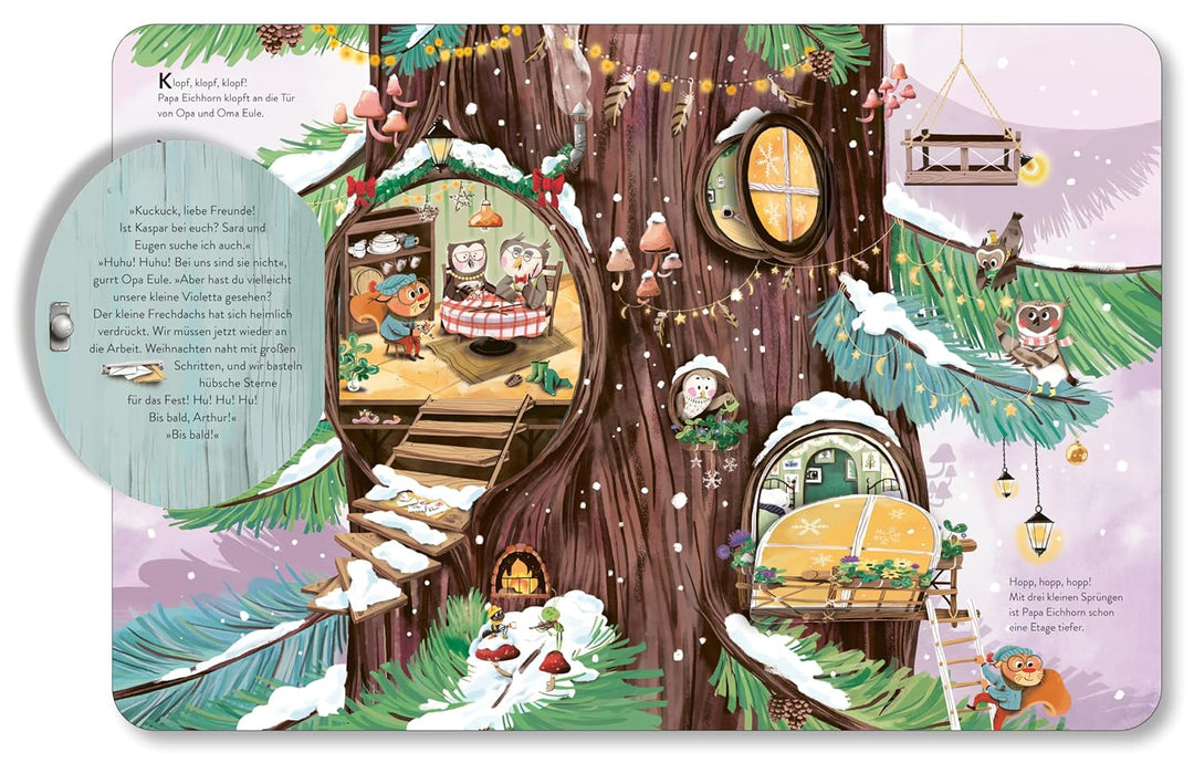 Weihnacht im grossen Tannenbaum - Ein Pappbilderbuch mit vielen Klappen zum Entdecken und gemeinsame