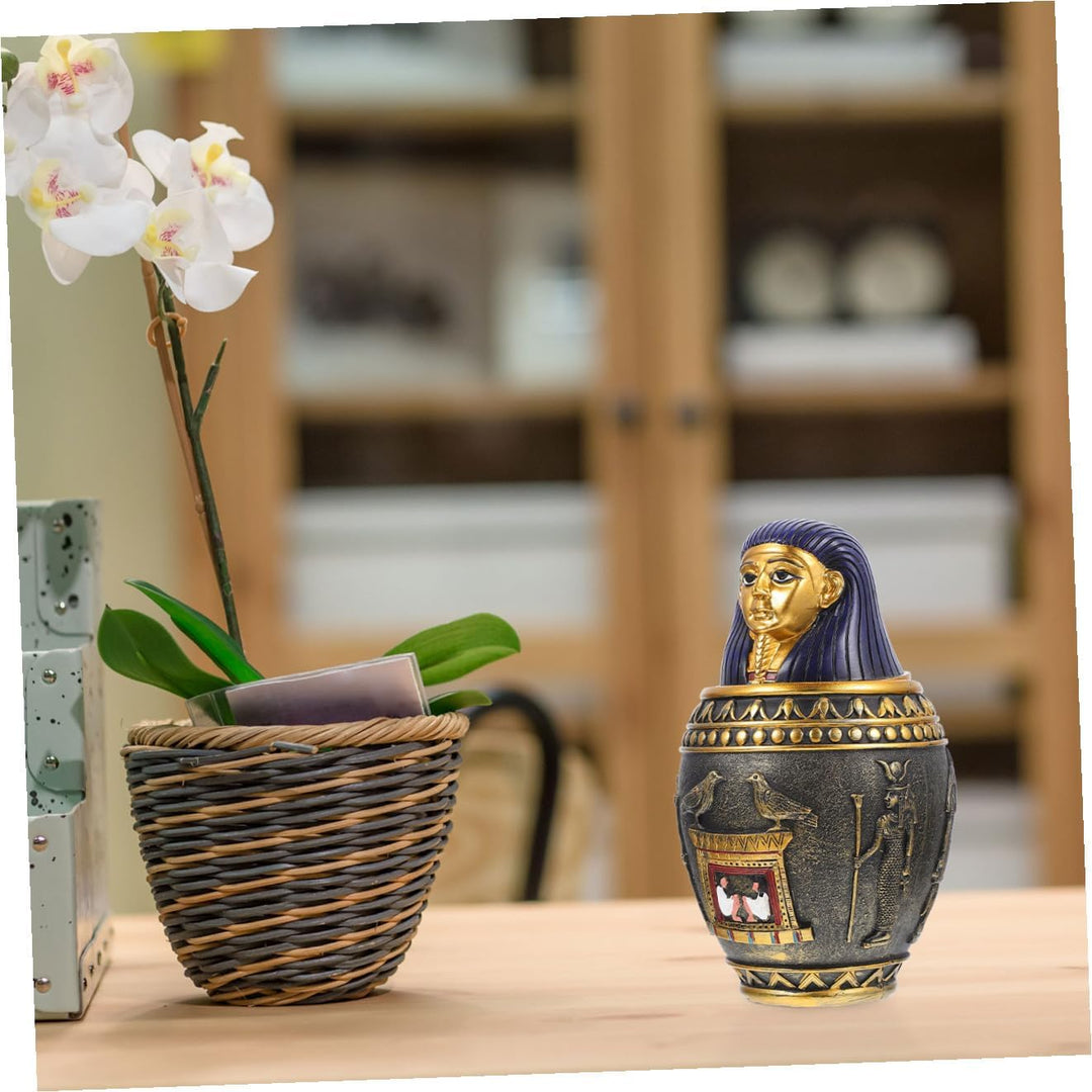 BESPORTBLE Kanopenkrug Luftdichte Müslibehälter Ägypten Reise Souvenirs Dekorative Kanopenskulptur O