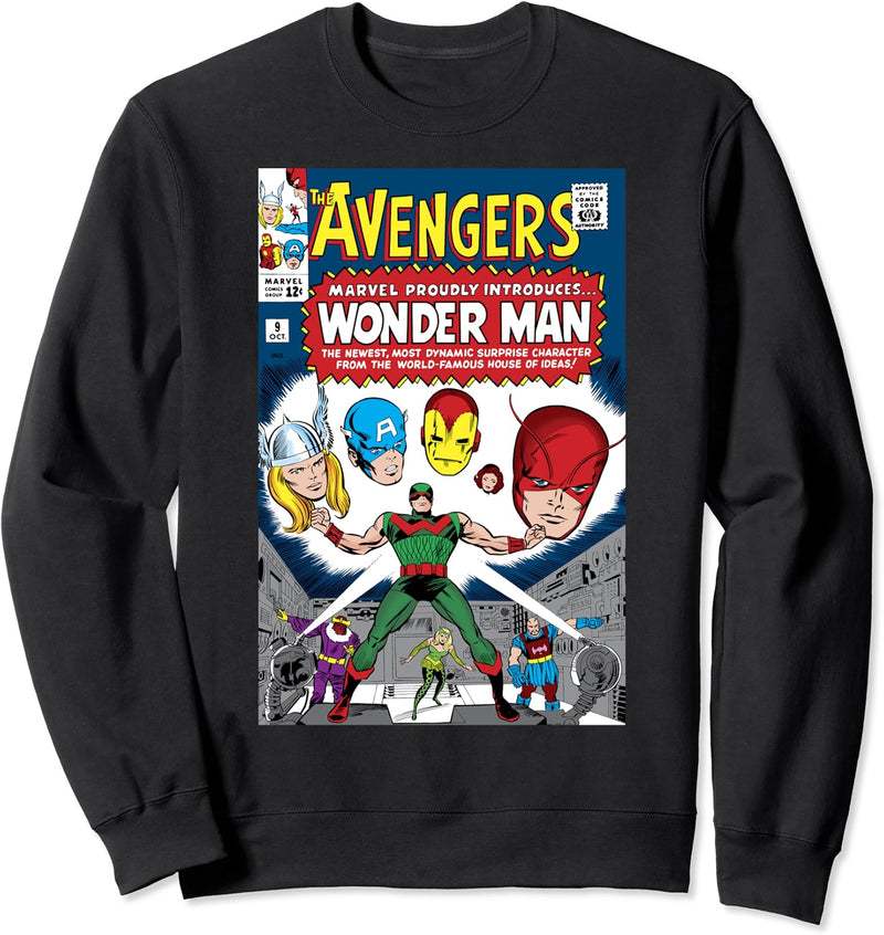 Marvel Avengers Presenting Wonder Man Comic Cover Sweatshirt