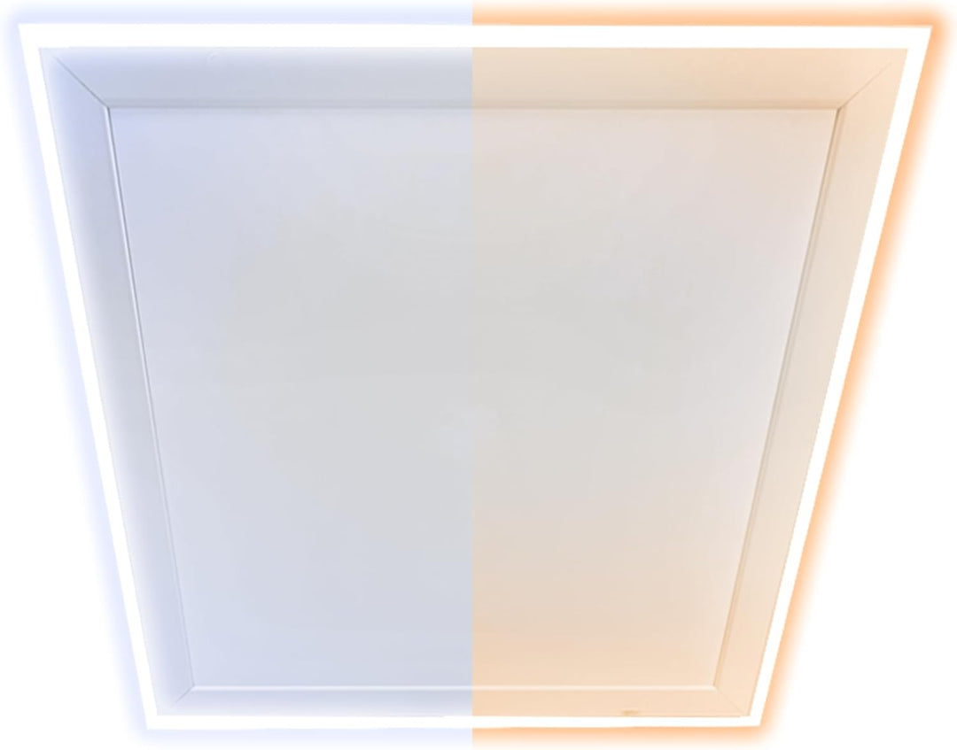 Heidenfeld Infrarotheizung HF-HP500 mit Licht | 𝟭𝟬 𝐉𝐀𝐇𝐑𝐄 𝐆𝐀𝐑𝐀𝐍𝐓𝐈𝐄 - LED Rahmen - Infrarot Deckenheiz