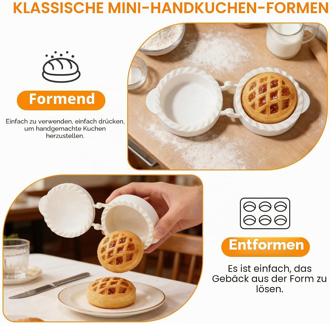 Mini Hand Pie Molds, 3Pcs Teigpresser Tasche Hand Pie Maker Pie Molds Empanda Presse Teig Presse Pie