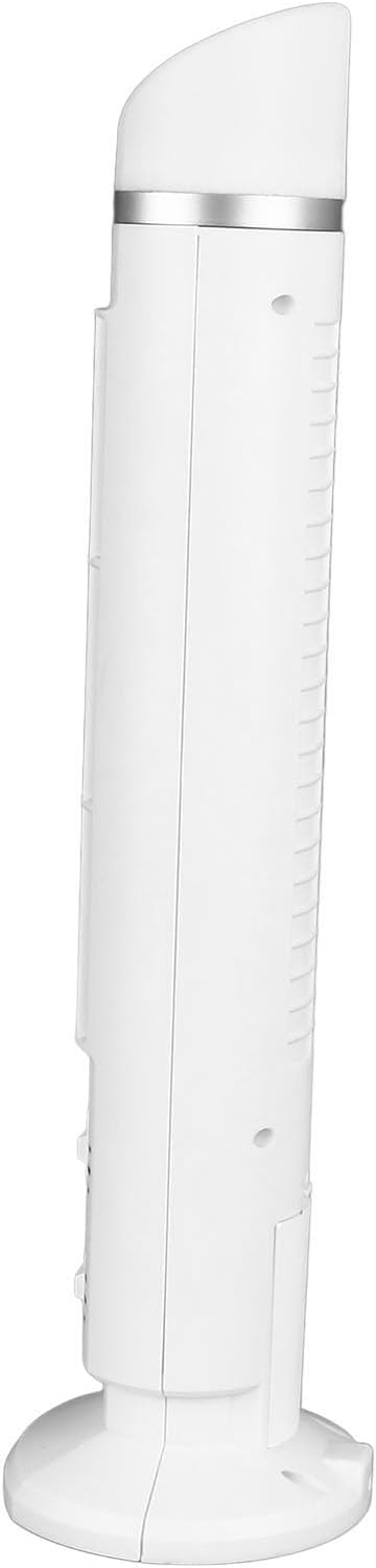 Qcwwy Turmventilator ohne Flügel, 90 Grad Oszillierend, 34 DB, Leise, Tragbarer USB-Tischventilator,