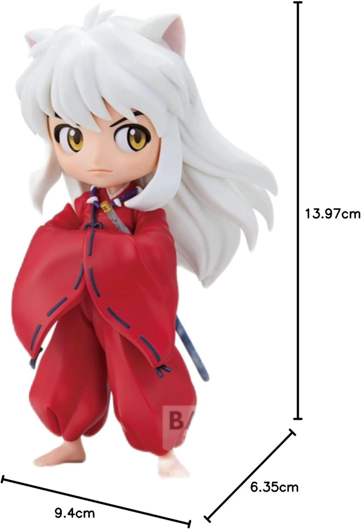 BANPRESTO Figur Q Posket Inuyasha, Inuyasha, 14 cm, Mehrfarbig BP88122