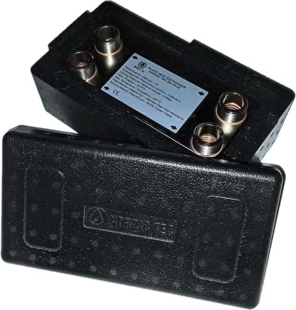 Edelstahl Plattenwärmetauscher Nordic Tec Ba-16-24 mit Isolierung Wärmetauscher Plattenwärmeübertrag