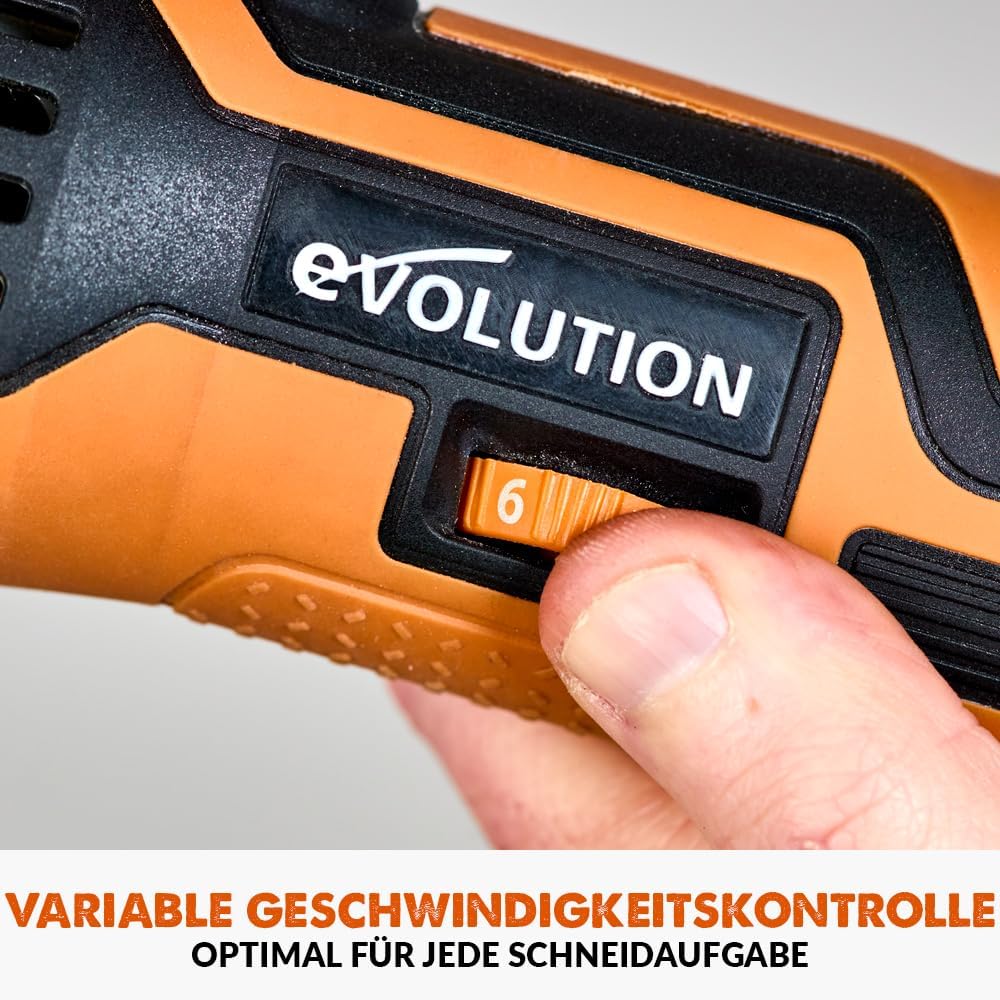 Evolution Power Tools R18MLT-Li Akku-Multifunktionswerkzeug 18 V, ein multifunktionales Werkzeug zum