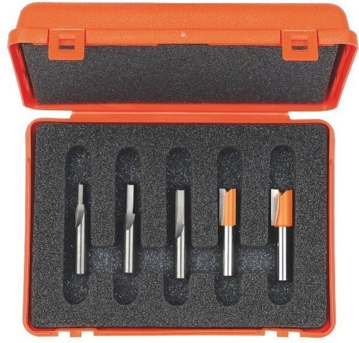 CMT 900.005.01 - Estuche 5 fresas rectas s=8 hw dx
