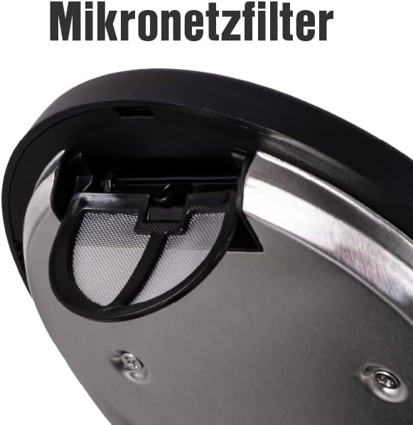 Wasserkocher 1,7L mit Temperaturregelung &amp; Warmhaltefunktion, 2200W, LED Display, 13 Temperaturstufe