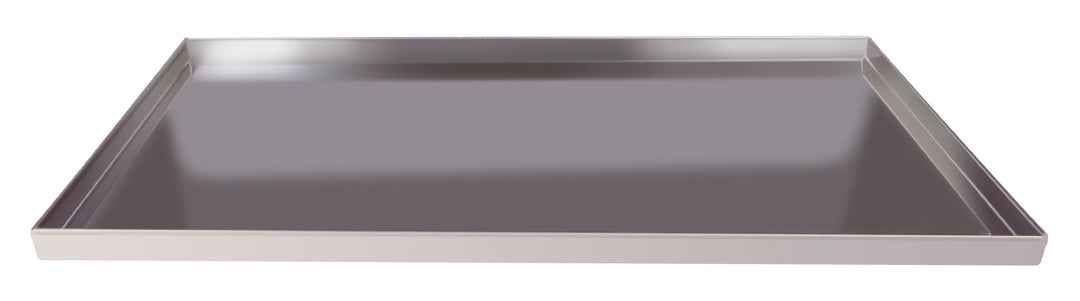 Agnelli rechteckig Pfannen Backblech mit Saum, Straight Edge, Höhe 2 cm, Aluminium-Legierung 3003, D