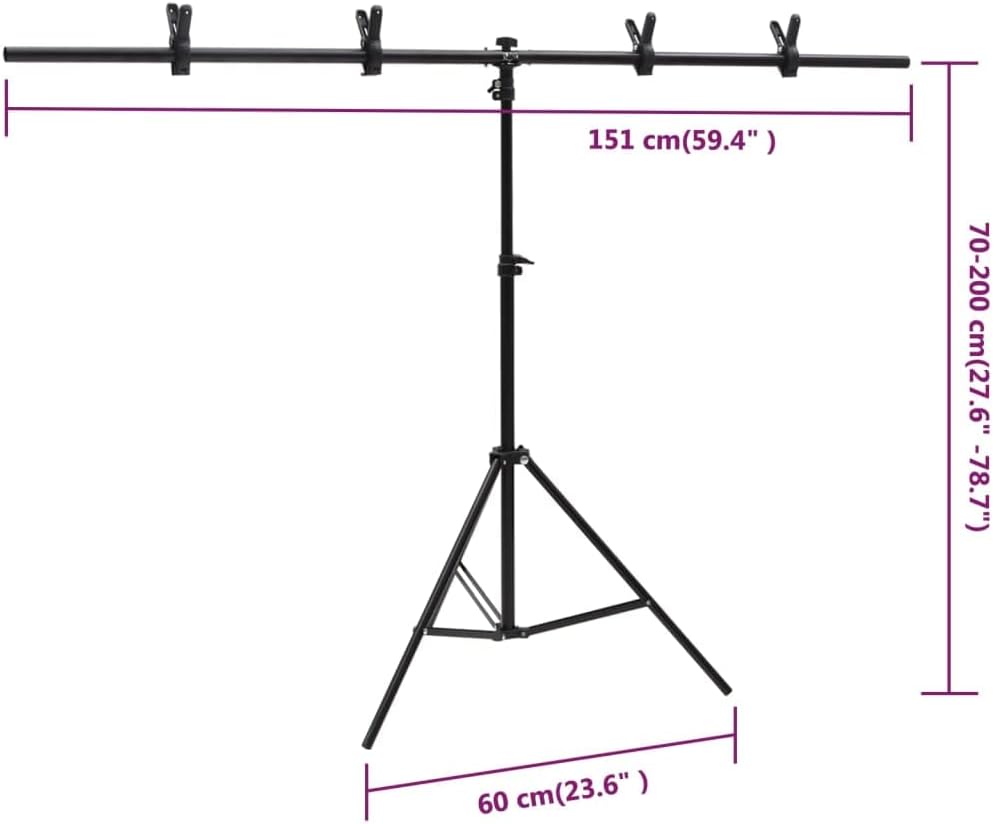 Fotostudio-Set mit Leuchten und Hintergrund für professionelle Produktfotografie, Heimstudio, Vloggi