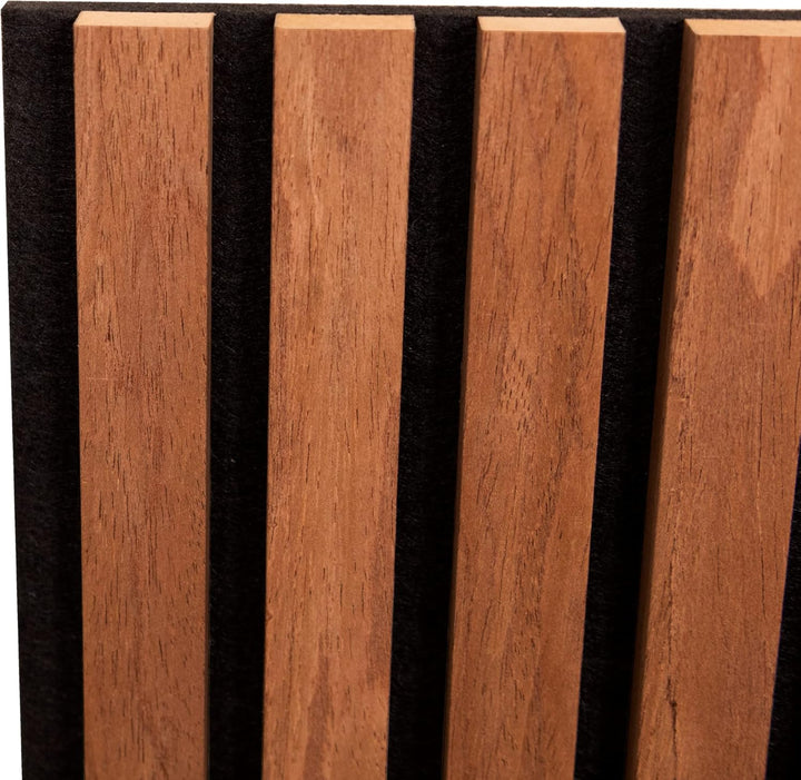 NEU.HOLZ Akustik Wandpaneele Vang 4er Set Wandverkleidung zum Kleben und Schrauben 2,88 m² Holzfurni