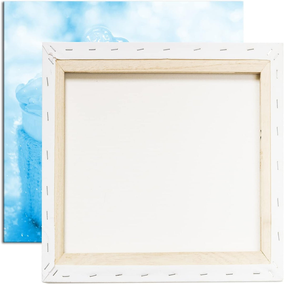 deyoli Zuckersüsse Wintererwärmung Format: 60x60 Effekt: Zeichnung als Leinwandbild, Motiv auf Echth