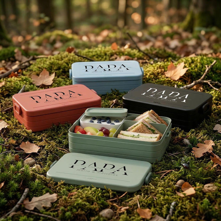 MEPAL Brotdose Spülmaschinenfest Outdoor, Lunchbox mit Einsatz für perfekte Ordnung, Mikrowellengeei