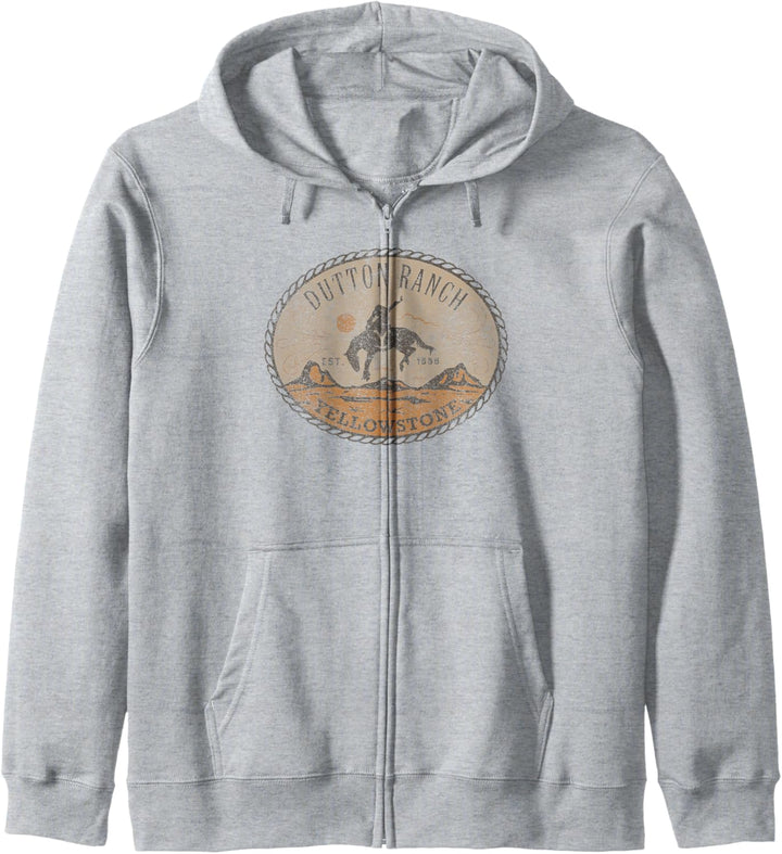Yellowstone Centered Design Dutton Ranch Kapuzenjacke