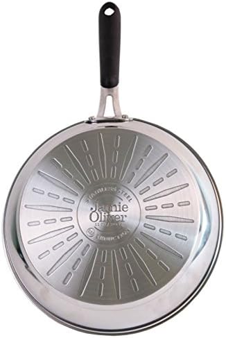 Tefal E85709 Jamie Oliver Edelstahl Wokpfanne/Wok, Antihaftbeschichtet, Pfanne Induktionsgeeignet, 2