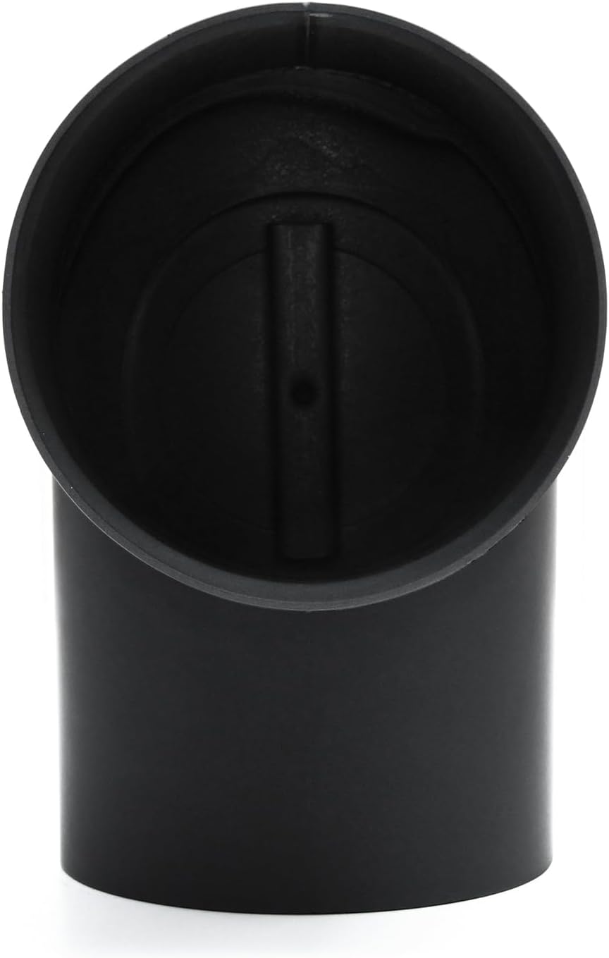 raik SH083-150-sw Raik Rauchrohrbogen/Ofenrohr 150mm - 90° zweiteilig mit Reinigungsöffnung