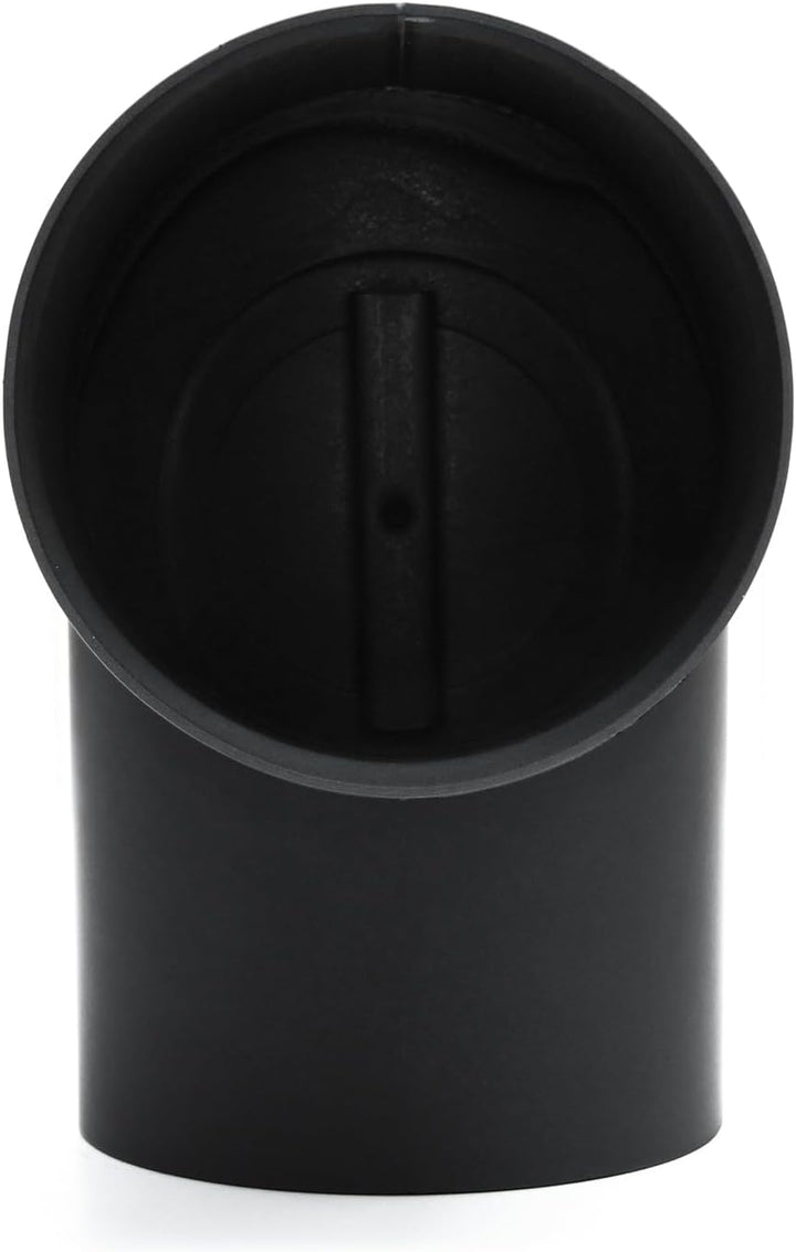 raik SH083-150-sw Raik Rauchrohrbogen/Ofenrohr 150mm - 90° zweiteilig mit Reinigungsöffnung
