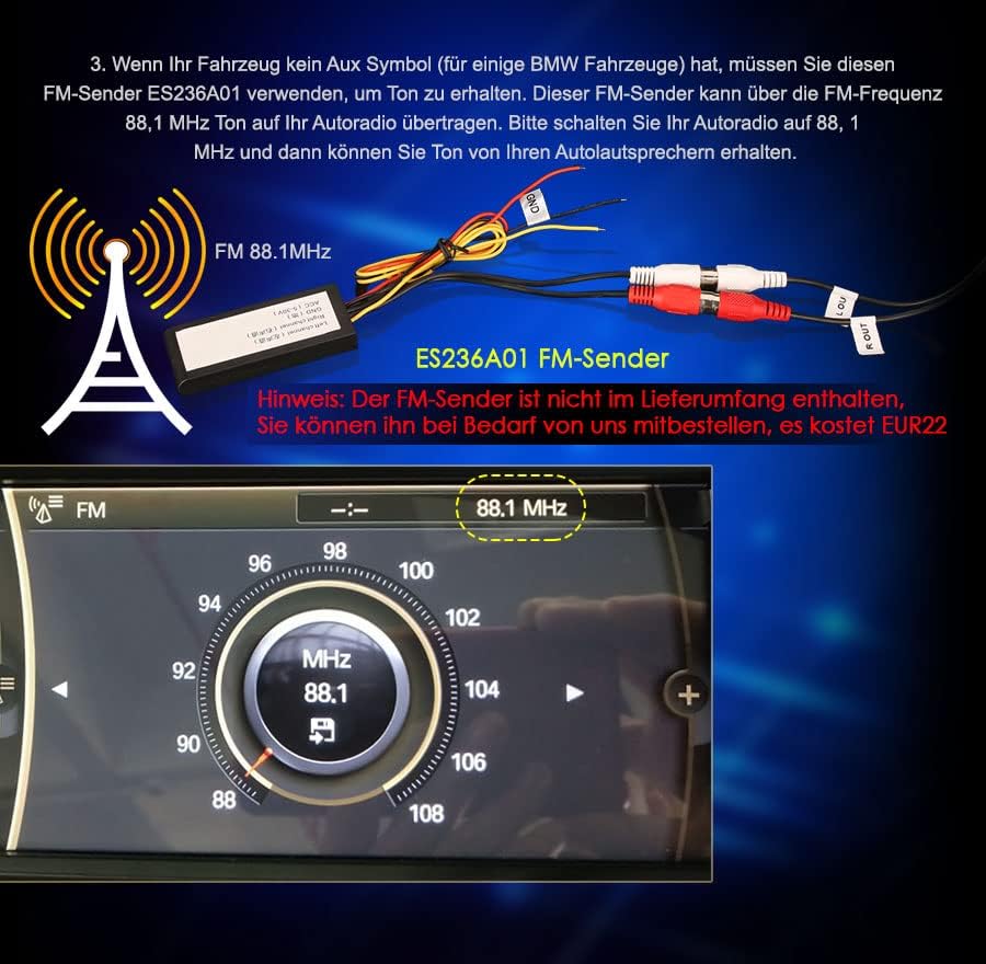 8,8 Zoll 8-Kern 4GB RAM+64GB ROM Android 14 Autoradio für BMW 3er E90 E91 E92 E93 5er E60 E61 6er E6
