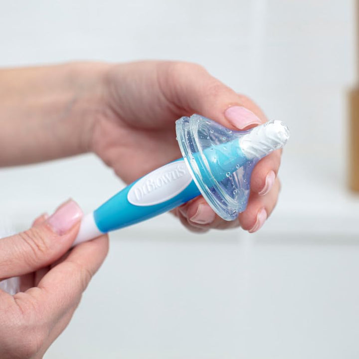 Dr. Brown's Natural Flow Options+ Anti-Colic Babyflasche, Geschenkset, Blau, blau