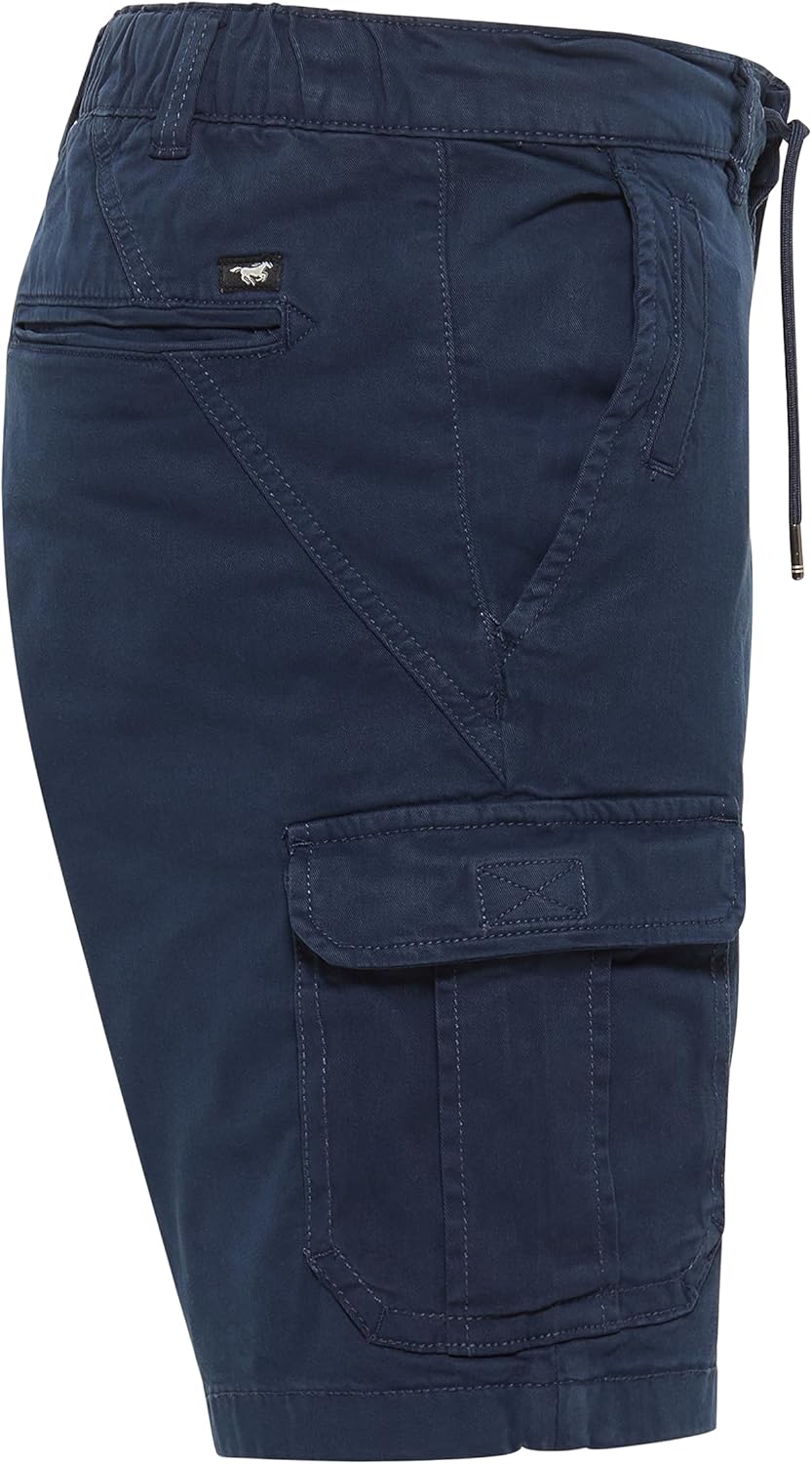MUSTANG Herren Short Style Elastic Cargo Shorts 33 Outer Space 5330, 33 Outer Space 5330