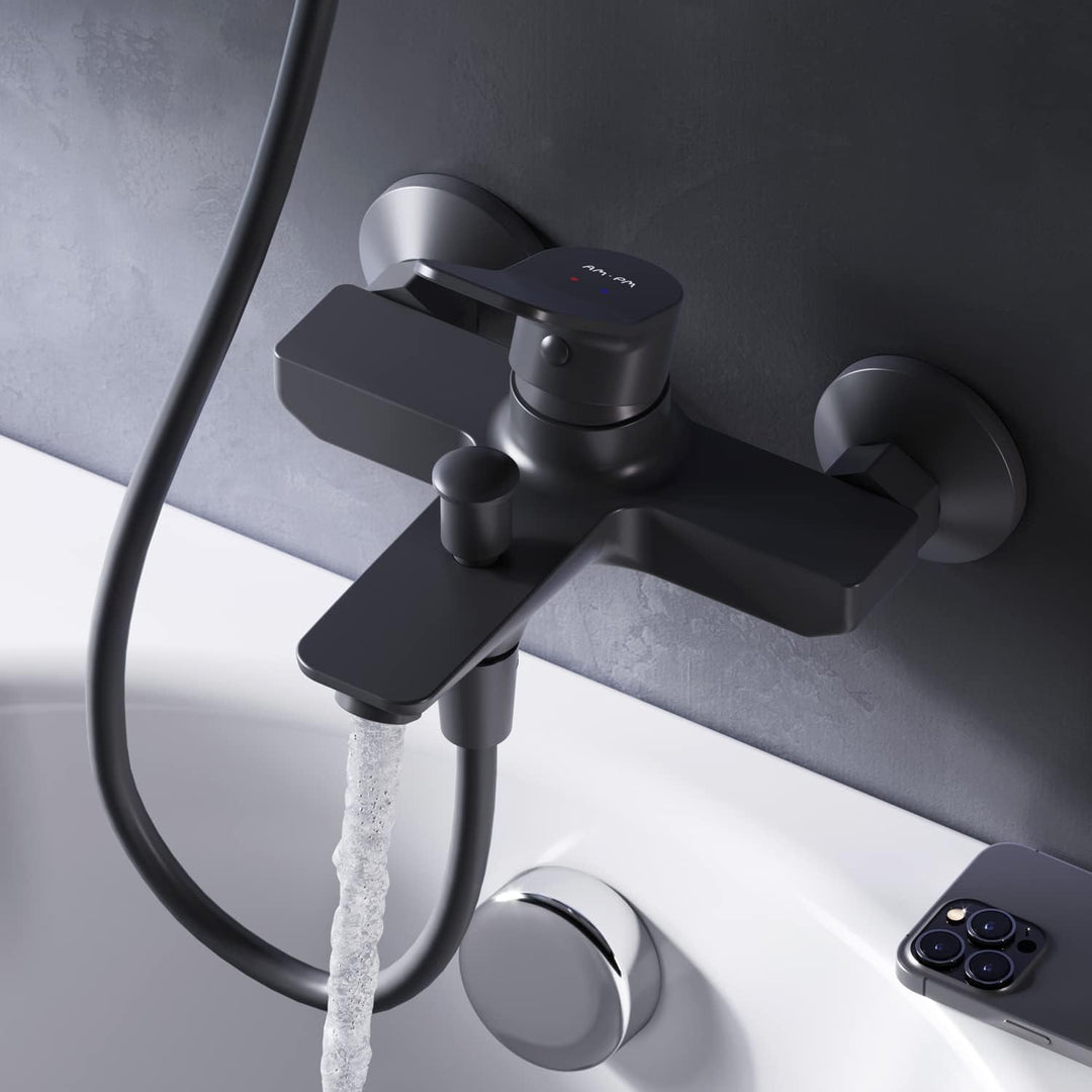 AM.PM X-Joy FXA10022 Wassersparende Wannen- und Brausebatterie kraztfest, leicht zu reinigen,mühelos