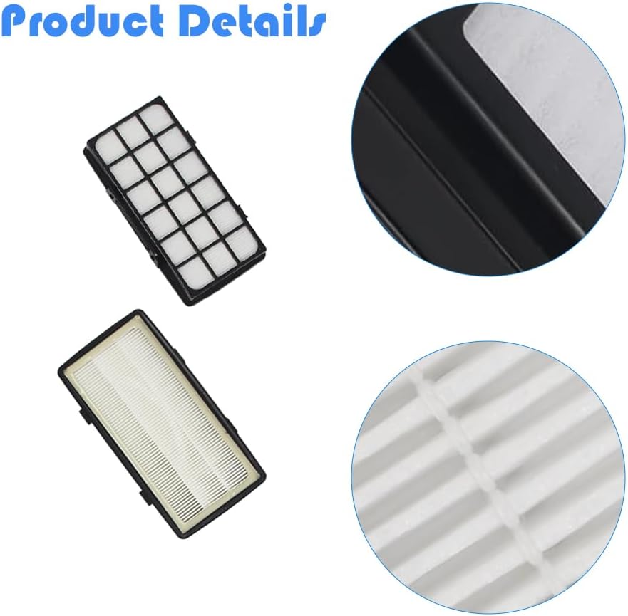 2 Sätze RO7681 Filter für Rowenta Silence Force Cyclonic Staubsauger 4AAAA Modelle,RO7612EA RO7643EA