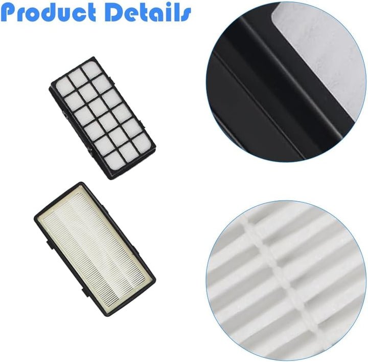 2 Sätze RO7681 Filter für Rowenta Silence Force Cyclonic Staubsauger 4AAAA Modelle,RO7612EA RO7643EA