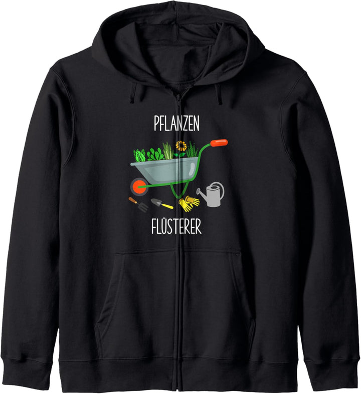 Pflanzen Flüsterer Gärtner Hobbygärtner Garten Geschenk Kapuzenjacke