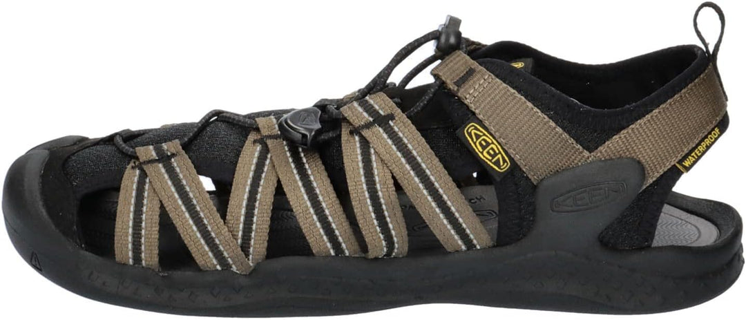 KEEN Herren Drift Creek H2 Sandalen 44 EU Dark Olive Black, 44 EU Dark Olive Black