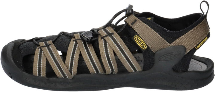 KEEN Herren Drift Creek H2 Sandalen 44 EU Dark Olive Black, 44 EU Dark Olive Black