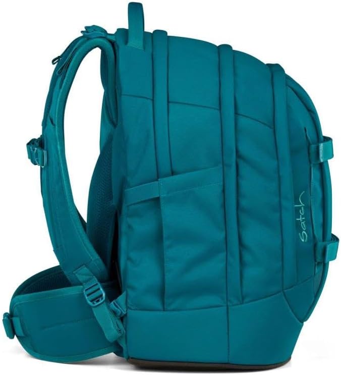 Satch Pack Schulrucksack Set 3tlg. inkl. Schlamperbox und Sporttasche (Deep Petrol), Deep Petrol