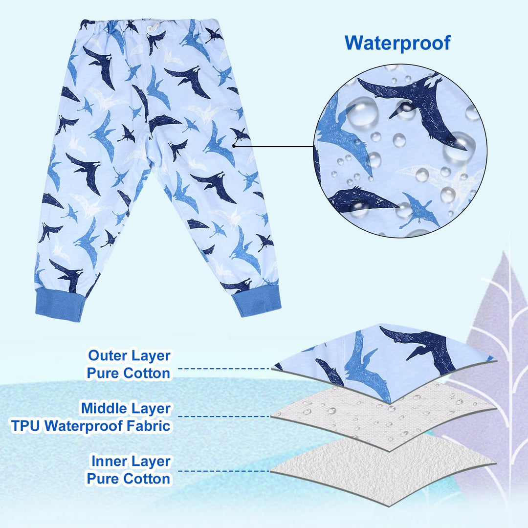 MOEMOE BABY 2 Stück Windelhose Windelrock, Trainingshose Töpfchentraining, Baumwolle Lernhose Traine