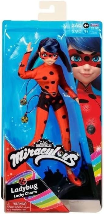 BANDAI - Miraculous Ladybug - Puppe - Marinette - Ladybug Lucky Charm - 26 cm grosse Ankleidepuppe -