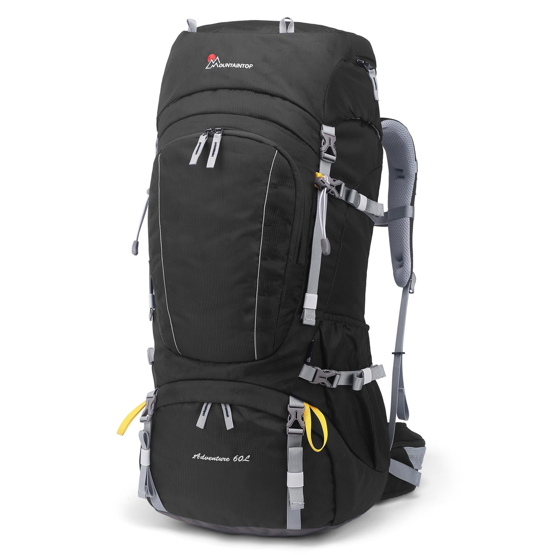 Mountaintop Trekkingrucksack 60L Wanderrucksack Herren Damen Reiserucksack Grosser Rucksack mit Rege