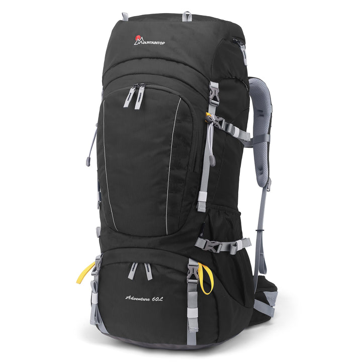 Mountaintop Trekkingrucksack 60L Wanderrucksack Herren Damen Reiserucksack Grosser Rucksack mit Rege