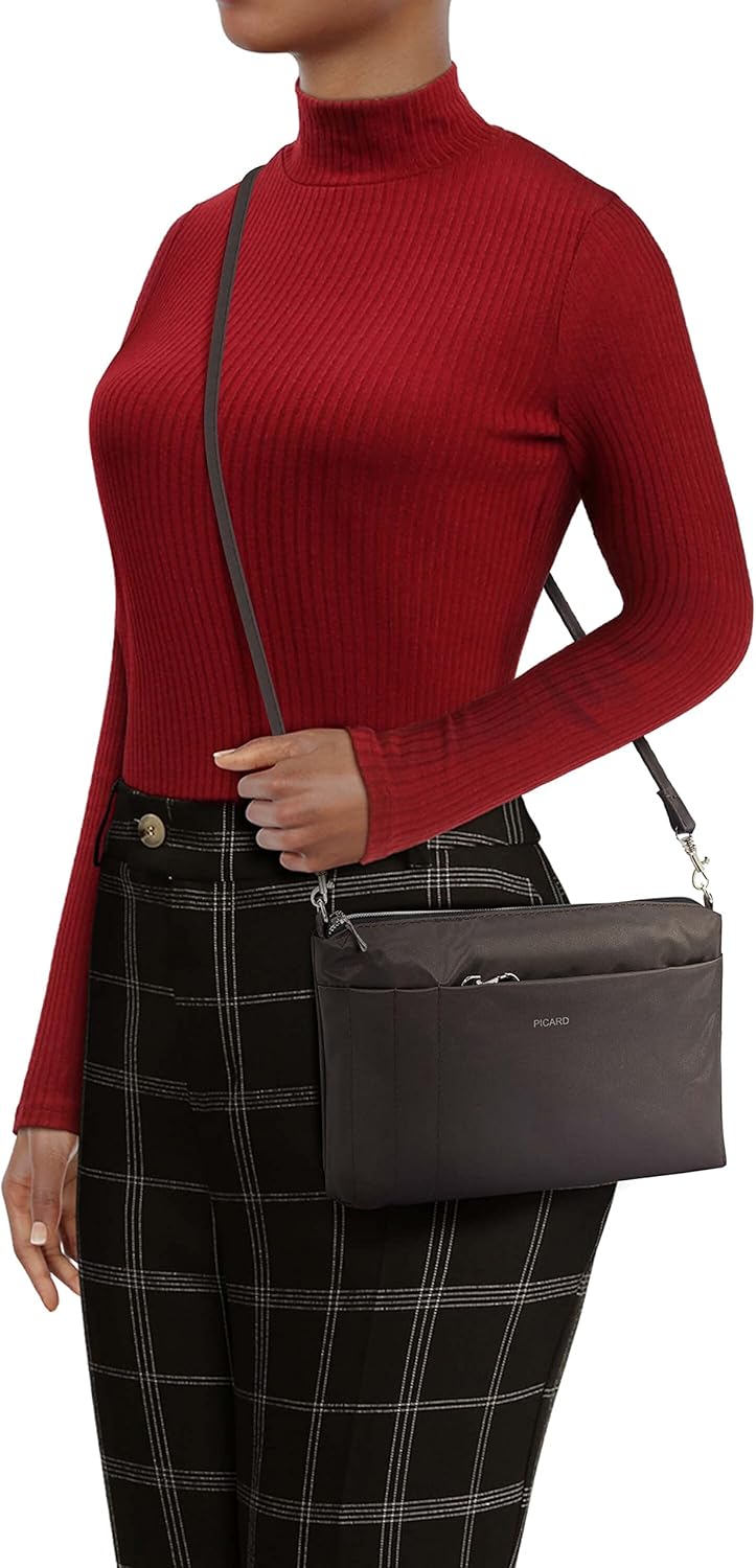 Picard Damen Schultertasche SWITCHBAG aus Nylon Klein | mit Reissverschluss | Schultertasche | Allta