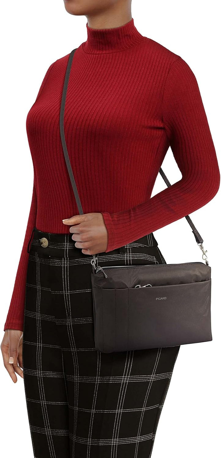 Picard Damen Schultertasche SWITCHBAG aus Nylon Klein | mit Reissverschluss | Schultertasche | Allta