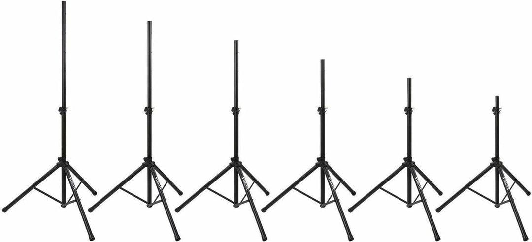 Vonyx LS01K Lautsprecherständer, höhenverstellbar 110cm-180cm, Universal Boxenständer, Speaker Stand