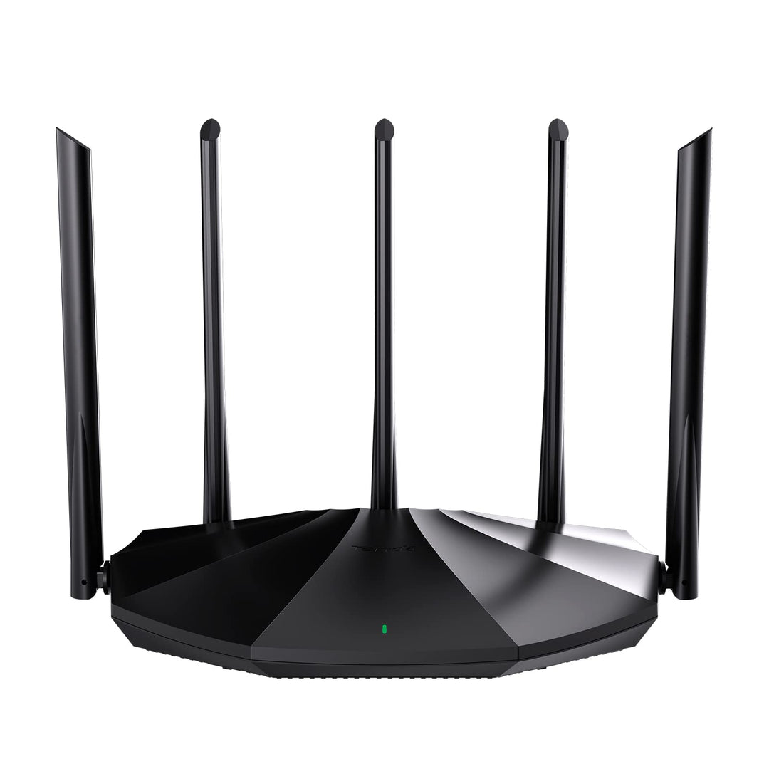 Tenda RX2 Pro Wi-Fi 6 WLAN Router (AX1500 Dualband 5GHz:1201Mbps+2,4 GHz:300Mbps) 4-Gigabit-LAN/WAN-