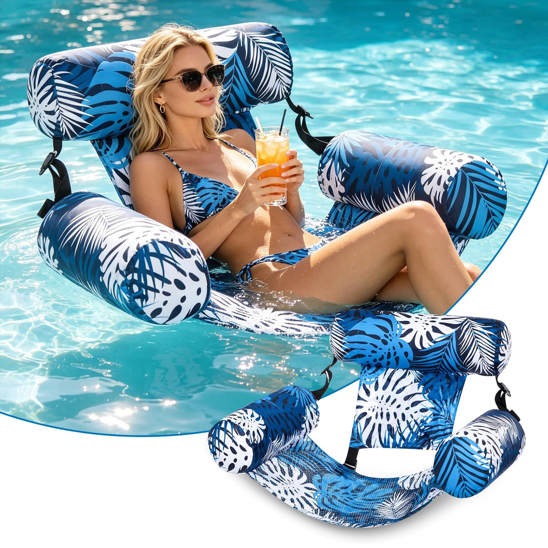 Aufblasbare Wasser Pool Luftmatratze Für Erwachsene,Pool Sessel aufblasbar,Wasserliege,Wassersessel,