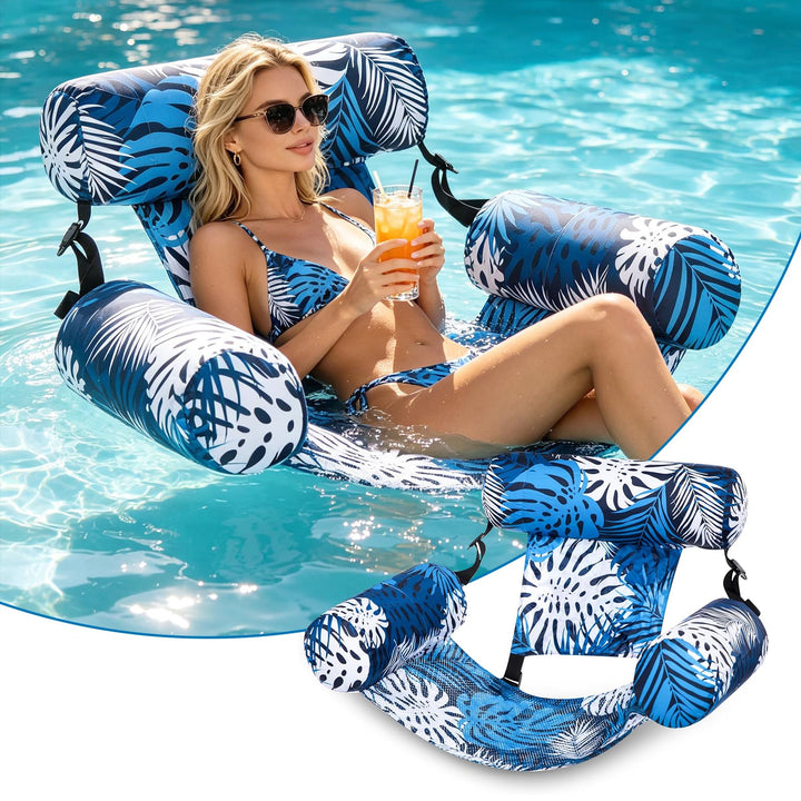 Aufblasbare Wasser Pool Luftmatratze Für Erwachsene,Pool Sessel aufblasbar,Wasserliege,Wassersessel,