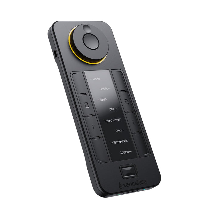 Xencelabs Quick Keys Fernbedienung mit Display für Grafiktablett, Zeichentablett, Wireless Hotkeys S