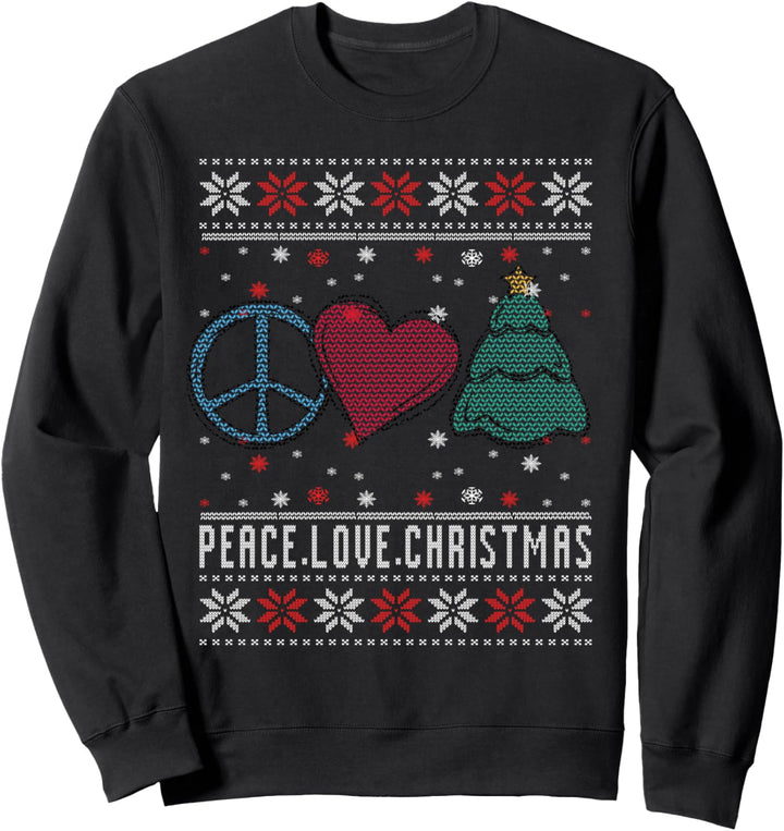Peace Love Christmas Sweatshirt