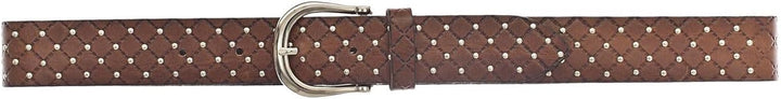 B.Belt Lina Gold Nietengürtel Leder