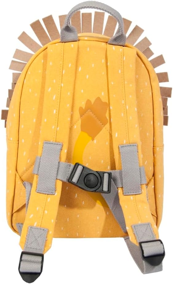 Trixie Rucksack - Rucksack für Kind - für Jungen und Mädchen - Kleiner Turnbeutel Dunkelgelb Mr Lion